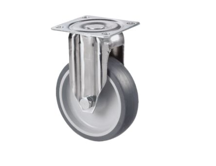 Guitel Hervieu Fixed Castor Wheel, 80kg Capacity, 100mm Wheel [JF3BA100-325L]; 608-037