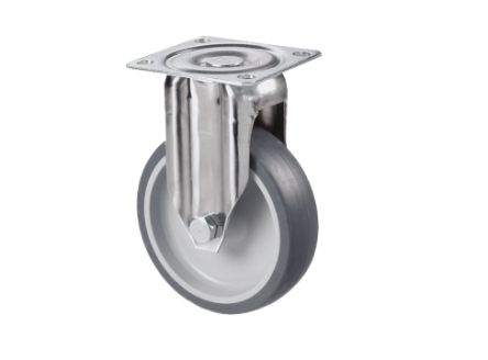 Guitel Hervieu Fixed Castor Wheel, 80kg Capacity, 125mm Wheel [JF3BA125-325L]; 608-040