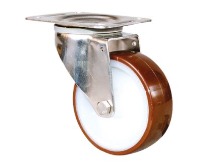 Guitel Hervieu Swivel Castor Wheel, 150kg Capacity, 80mm Wheel [KP41BA080-28L]; 608-041