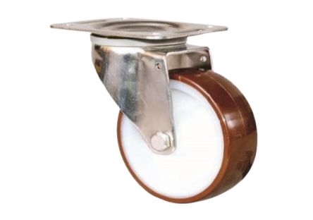 Guitel Hervieu Swivel Castor Wheel, 200kg Capacity, 125mm Wheel [KP41BA125-28L]; 608-048