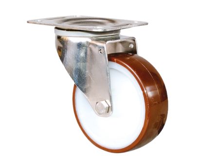Guitel Hervieu Swivel Castor Wheel, 300kg Capacity, 160mm Wheel [KP5BA160-28RX]; 608-054