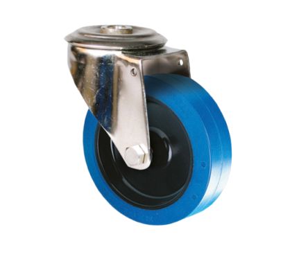 Guitel Hervieu Swivel Castor Wheel, 100kg Capacity, 80mm Wheel [KP41OA080-571L]; 608-061