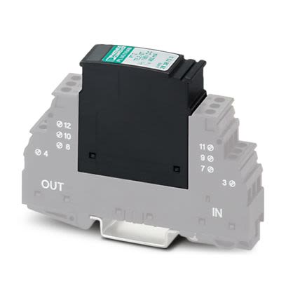 Phoenix Contact Surge Suppressor Unit 185 V Maximum Voltage Rating 450mA Maximum Surge Current Plug [2838733]; 608-099