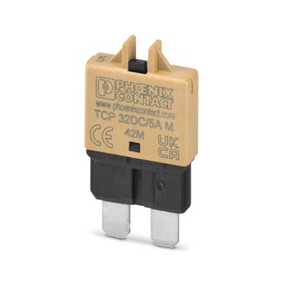 Phoenix Contact Thermal Circuit Breaker -  Single Pole 32V dc Voltage Rating Base Mounting, 5A Current Rating [1499963]; 608-100