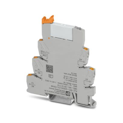 Phoenix Contact Relay Module, DIN Rail Mount, 230V ac Coil, SPDT [2910110]; 608-104