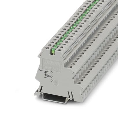 Phoenix Contact 2715762 Grey, 4mm², 2-Level, Screw Termination [2715762]; 608-114