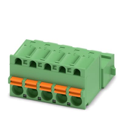 Phoenix Contact PCB Terminal Block, 5-Contact, 5.08mm Pitch, Push-In, 1-Row, Socket Termination [1925896]; 608-124