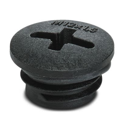 Phoenix Contact, M12, Polyamide, 15mm Diameter, Threaded [1045816]; 608-139