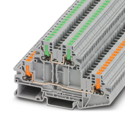 Phoenix Contact 1088773 Grey, 0.14 → 4mm², 2-Level, Push In Termination [1088773]; 608-162