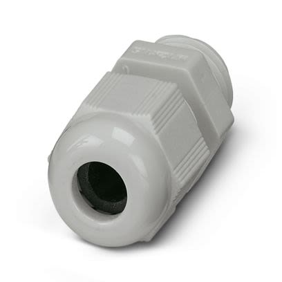 Phoenix Contact Light Grey Polyamide Cable Gland, PG9mm Thread, 4mm min., 8mm max., IP66, IP68 [1424486]; 608-168