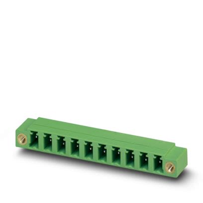 Phoenix Contact Straight Solder PCB Header, 3 Contact(s), 5.08 mm Pitch, 1 Row(s), Shrouded [1847479]; 608-175