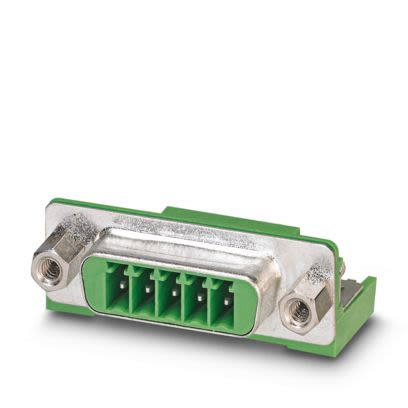 Phoenix Contact Straight Solder PCB Header, 5 Contact(s), 3.5 mm Pitch, 1 Row(s), Shrouded [1848135]; 608-177