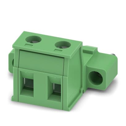 Phoenix Contact PCB Terminal Block, 2-Contact, 7.62mm Pitch, Push-In, 1-Row, Socket Termination [1858879]; 608-190
