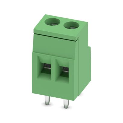 Phoenix Contact PCB Terminal Block, 2-Contact, 5.08mm Pitch, Wave Soldering, 1-Row, Plug In, Screw Termination [1730502]; 608-203