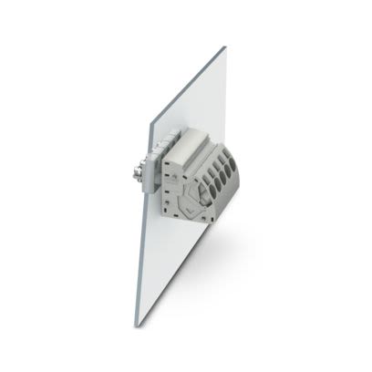 Phoenix Contact Feed Through Terminal Block, 2-Contact, 12.1mm Pitch, Panel Mount [1705654]; 608-254
