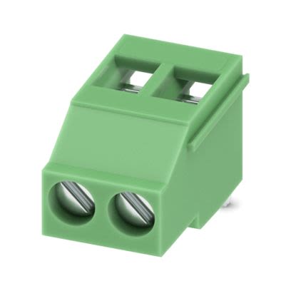 Phoenix Contact PCB Terminal Block, 2-Contact, 5mm Pitch, Wave Soldering, 1-Row, Plug In, Screw Termination [1712025]; 608-265