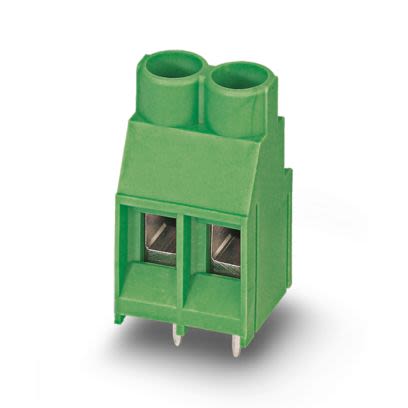 Phoenix Contact PCB Terminal Block, 3-Contact, 6.35mm Pitch, Wave Soldering, 1-Row, Plug In, Screw Termination [1714942]; 608-271