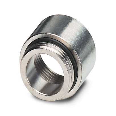 Phoenix Contact Cable Gland Adapter, M25 Exterior Thread, 3/4 NPT Interior Thread, Brass [1686850]; 608-276