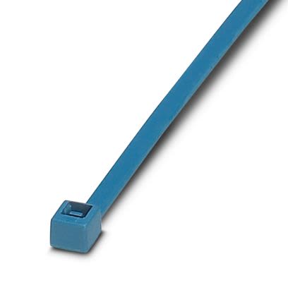 Phoenix Contact Cable Ties, Standard, 98mm x 2.5 mm, Blue Polyamide, Pk-100 [3240794]; 608-290