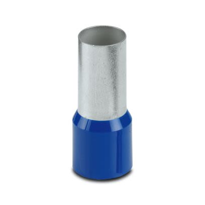 Phoenix Contact Insulated Ferrule, 27mm Pin Length, 16.7mm Pin Diameter, Blue [3201822]; 608-329