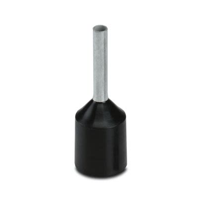 Phoenix Contact Insulated Ferrule, 10mm Pin Length, 1.8mm Pin Diameter, Black [3201974]; 608-331