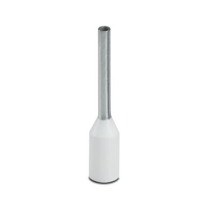 Phoenix Contact Insulated Ferrule, 10mm Pin Length, 1.1mm Pin Diameter, White [3203150]; 608-334