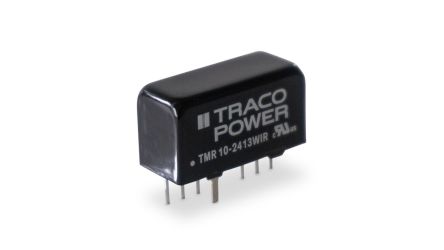 TRACOPOWER TMR 10WIR DC-DC Converter, 5V dc/ 2A Output, 9 → 36 V dc Input, 10W, PCB Mount, +75°C Max Temp -40°C [TMR 10-2411WIR]; 608-371