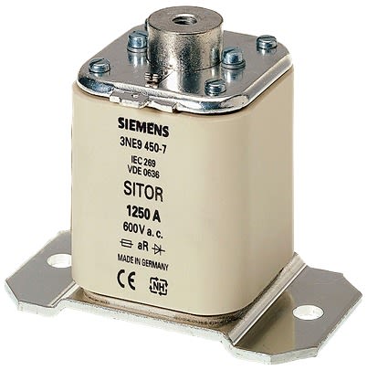 Siemens 710A Tag Fuse, 125mm, 900V [3NE6437-7]; 608-651