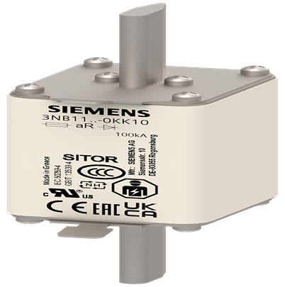 Siemens 250A Tag Fuse, 135mm, 600V [3NB1128-0KK10]; 608-669
