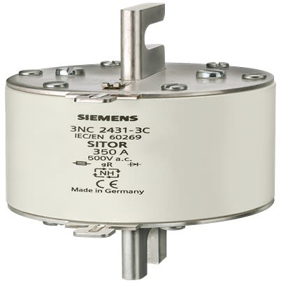 Siemens 300A Tag Fuse, 141mm, 500V, 109mm [3NC2428-3C]; 608-730