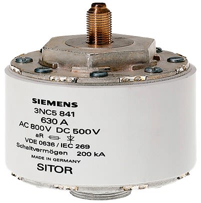 Siemens 630A Tag Fuse, 123mm, 800V [3NC5841]; 608-768