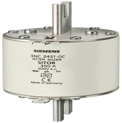 Siemens 350A Tag Fuse, 141mm, 690V, 109mm [3NC8431-0C]; 608-769