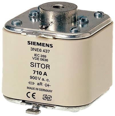 Siemens 900A Tag Fuse, 99mm, 900V [3NE6444]; 608-835