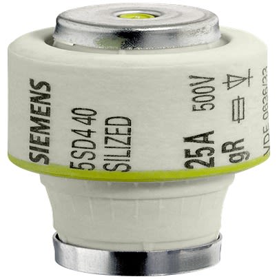 Siemens 50kA 57mm Bottle Fuse, gR, 500V [5SD510]; 608-851