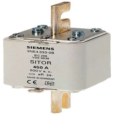 Siemens 350A Tag Fuse, 141mm, 750V [3NE4331-3]; 608-864