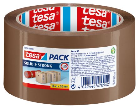 Tesa 58641 Chamois Packing Tape, 66m x 50mm [58641-00000-00]; 608-961