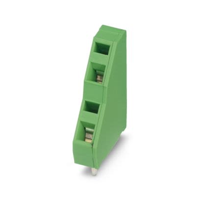 Phoenix Contact PCB Terminal Block, 2-Contact, 6.08mm Pitch, Wave Soldering, 2-Row, Push In Spring Termination [1704567]; 609-172