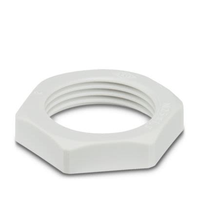 Phoenix Contact Grey Polyamide Cable Gland Locknut, M25mm Thread [3241135]; 609-202