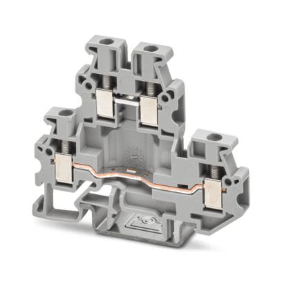 Phoenix Contact 3249013 Grey, 2.5mm², 2-Level, Screw Termination [3249013]; 609-214