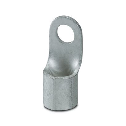 Phoenix Contact Uninsulated Ring Terminal, M12mm Stud Size, Silver [3240126]; 609-239