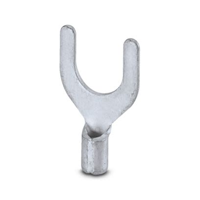 Phoenix Contact Uninsulated Fork Terminal, 20AWG to 17AWG, Silver [3240141]; 609-241