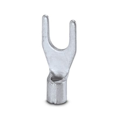 Phoenix Contact Uninsulated Fork Terminal, 17AWG to 13AWG, Silver [3240144]; 609-242