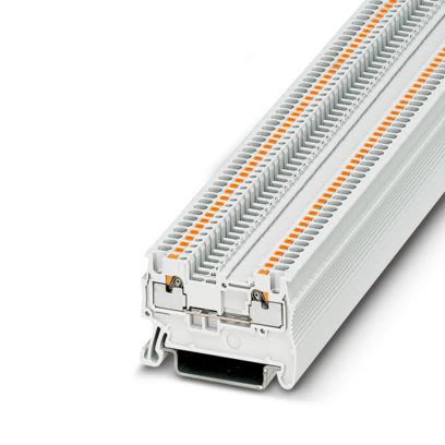 Phoenix Contact 1230474 White, 1.5mm², 1-Level, Push In Termination [1230474]; 609-262