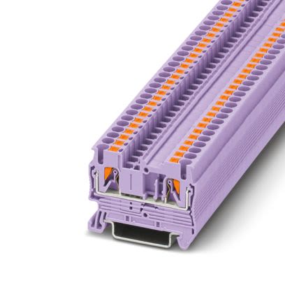 Phoenix Contact 1233140 Violet, 2.5mm², 1-Level, Push In Termination [1233140]; 609-263