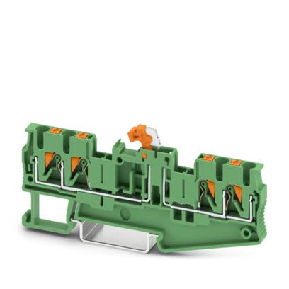 Phoenix Contact 1313179 Grey, 2.5mm², 1-Level, Push In Termination [1313179]; 609-270