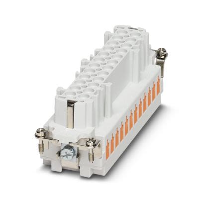 Phoenix Contact Heavy Duty Power Connector Insert, 16A, Socket, 24 Contacts [1605585]; 609-272