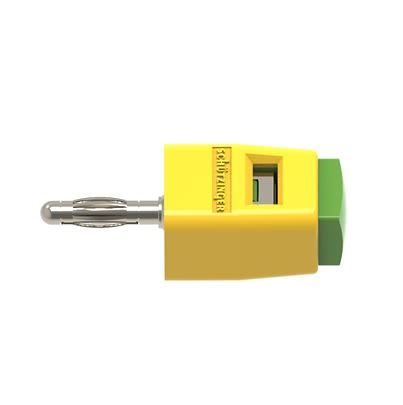 Schutzinger 4mm Green/Yellow Terminal Post, 30 V ac, 60 V dc, 16A [RS SDK 502 / GNGE]; 609-307
