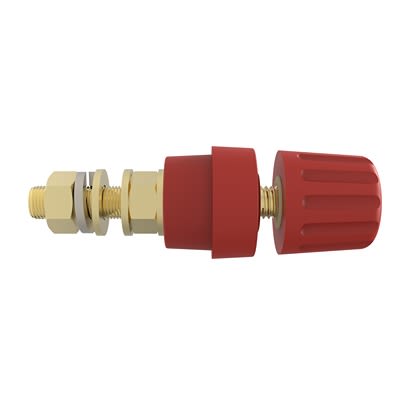 Schutzinger 12.4mm Red Terminal Post, 1kV, 100A, M8 x 0.75 Thread [RS POL 8760 L / RT]; 609-363