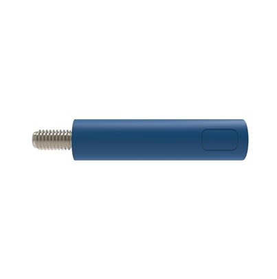Schutzinger Blue Female Banana Connector, 4 mm Connector, M3 Thread Termination, 32A, 1kV, Nickel Plating [RS BU 2240 S Ni / BL]; 609-384