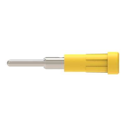 Schutzinger Yellow Female Banana Connector, 2mm Connector, Pin Termination, 10A, 30 V ac, 60 V dc, Nickel Plating [RS EPB 6053 Ni / GE]; 609-388
